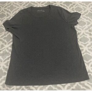 Eddie Bauer Womens 2XL Charcoal Grey Short Sleeve Crew Neck T-Shirt